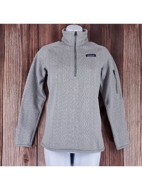 Patagonia Better Sweater Womens size XXS gray 1/4 zip fleece sweater 25618